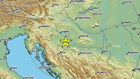 Zemljotres u Hrvatskoj - Avaz