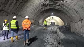 Članovi Vlade BPK posjetili gradilište tunela Hranjen, radovi na izgradnji ubrzani, čeka se 130 miliona KM