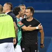 Trener Hajduka dobio crveni karton zbog prigovora sucu