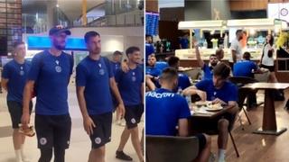 Fudbaleri Željezničara stigli u Baku, objavljen i video njihovog putovanja