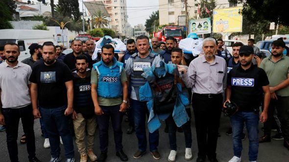 U Pojasu Gaze ubijeno sedam novinara - Avaz