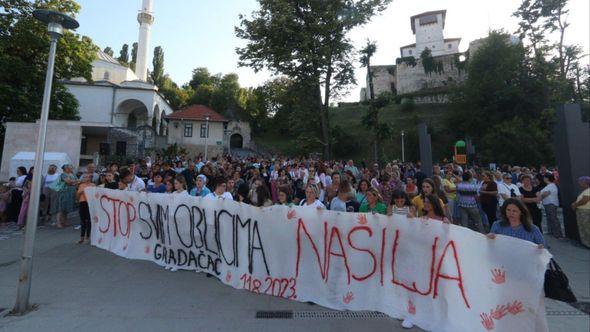 Sa protesta u Gradačcu - Avaz