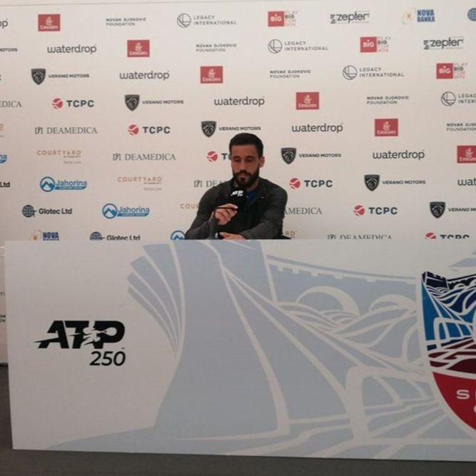 Džumhur nakon ispadanja s ATP turnira u Banjoj Luci: Zadovoljan sam svojom igrom