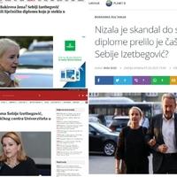 Kako su mediji iz regiona ispratili poništavanje diplome Sebije Izetbegović: "Pada" li moćna Bakirova žena?