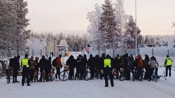 Migranti na granici Finske i Rusije - Avaz