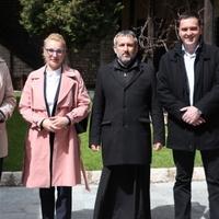 Pekić, Čengić i Čičić u posjeti Staroj pravoslavnoj crkvi
