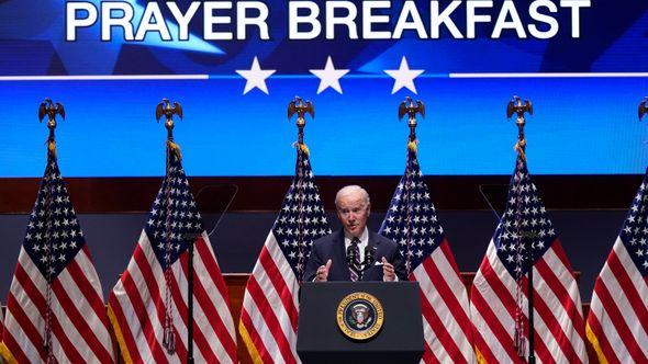 President Joe Biden speaks at the National Prayer Breakfast, Feb. 3, 2022, on Capitol Hill in Washington - Avaz