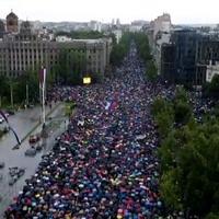 U Beogradu u toku protest "Srbija protiv nasilja"