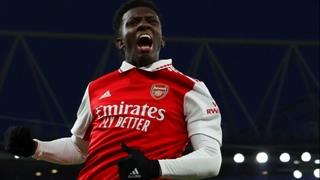 Eddie Nketiah gives Arsenal 3-2 win over Man United