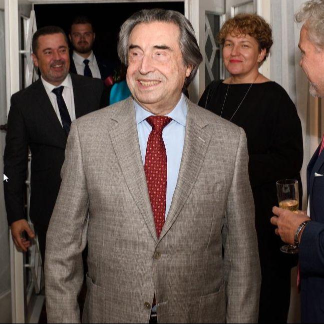 Maestro Rikardo Muti na svečanom prijemu u rezidenciji italijanskog ambasadora