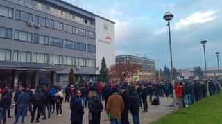 Sindikat organizirao novi protest radnika "ArcelorMittala Zenica", sutra moguć sastanak u Vladi FBiH