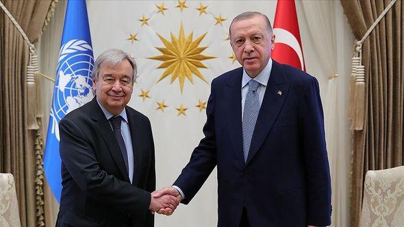 Antonio Guterres, Recep Tayip Erdogan - Avaz