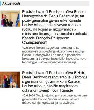 Sastanci Bećirovića - Avaz