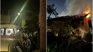 Policija s dugim cijevima na mjestu požara na Širokači