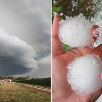 Snažno nevrijeme stiglo i u našu zemlju: Led i olujni vjetar pogodili ovaj dio BiH