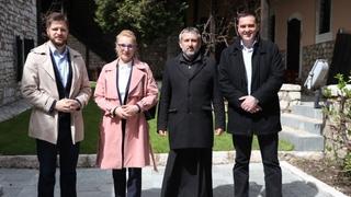 Pekić, Čengić i Čičić u posjeti Staroj pravoslavnoj crkvi