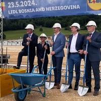 Investicija vrijedna 100 miliona eura: "Lidl" položio kamen temeljac u Lepenici