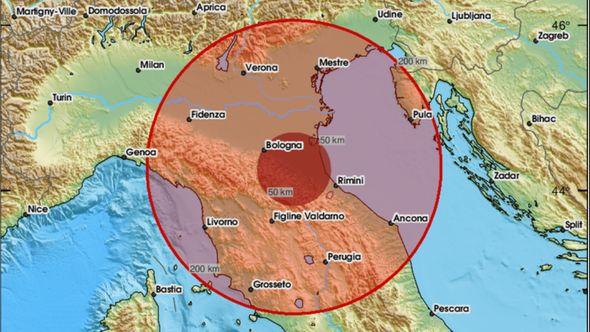 Potres je zabilježen u 5:10 sati između Toskane i Romanje - Avaz