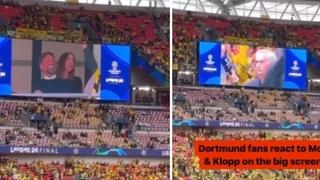 Video / Pogledajte kako su navijači Borusije reagovali kada su na ekranu prikazani Murinjo i Klop