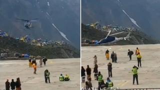 Video / Drama tokom slijetanja: Pilot izgubio kontrolu nad helikopterom