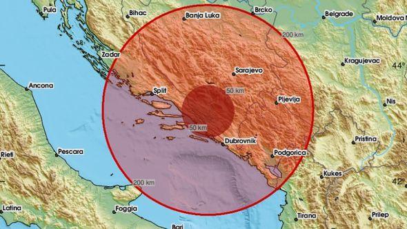 Zemljotres pogodio Hercegovinu - Avaz