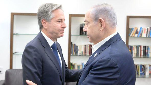 Entoni Blinken i Benjamin Netanjahu - Avaz