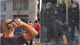 Haos u Minhenu: Sukobili su se navijači Srbije s policijom