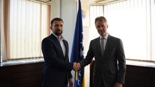 Delić i ambasador Rajli: Razgovarali o dugoročnom oporavku Federacije BiH