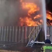 Pogođeni naftni spremnici u Rusiji: Izbio veliki požar