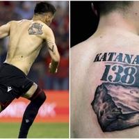Albanski fudbaler postigao gol, pa skinuo dres: Tetovaža na leđima razbjesnila srbijansku javnost