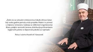 Reis Kavazović uputio zahvalnost Državi Katar