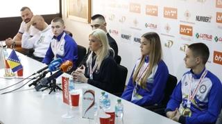 U Sarajevu predstavljeni bh. karatisti koji su nedavno osvojili medalje na Evropskom prvenstvu
