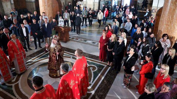 Vaskršnja liturgija u Sabornoj crkvi - Avaz