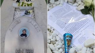 Na mezaru najmlađe žrtve Kapije tetka ostavila potresno pismo: Prenosimo ga u cijelosti