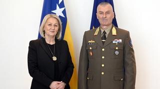 Krišto se sastala s komandantom EUFOR-a general-bojnikom Sticom
