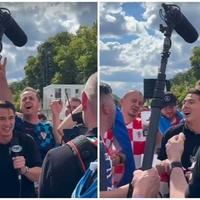 Hrvatski navijači okružili reportera Fox Newsa u Berlinu
