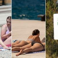 Osvanuli znakovi upozorenja za nudiste na dalmatinskom otoku, mještanin poručio: "Ako su starije od 40 godina, neka se ne skidaju"