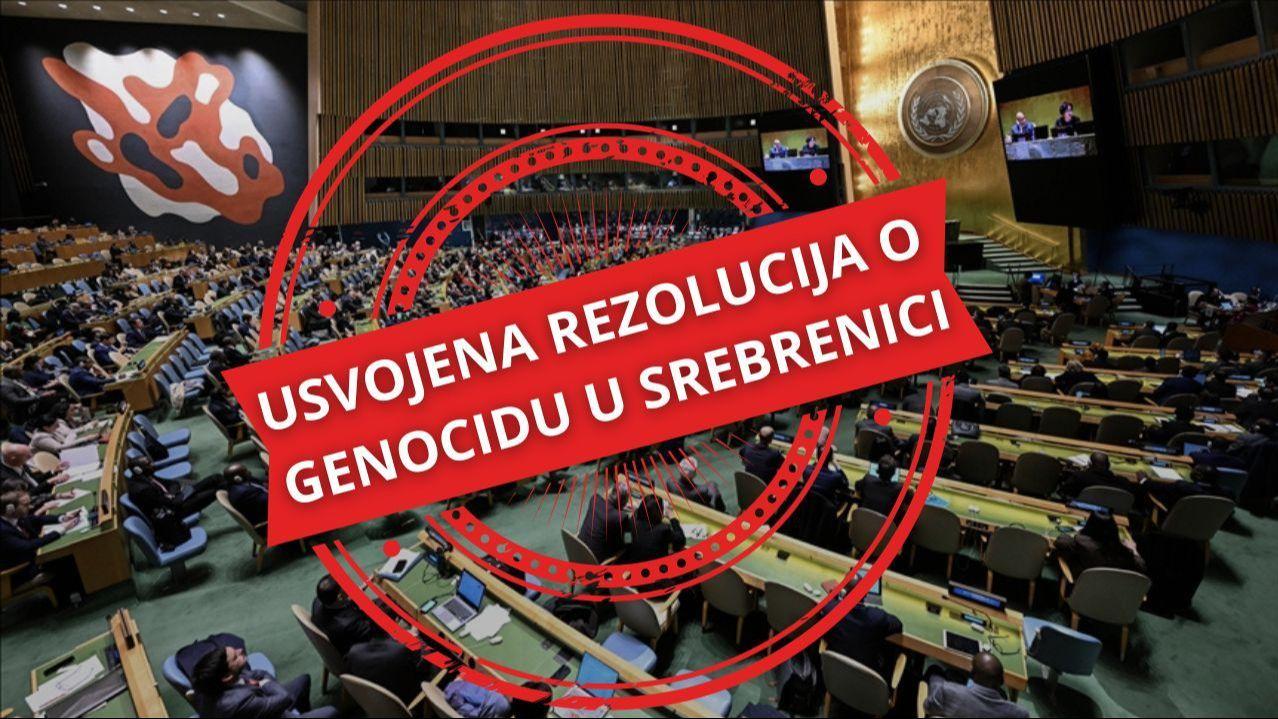 Usvojena Rezolucija o Srebrenici!