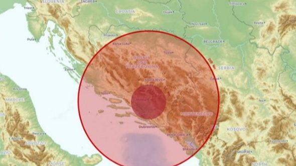 Zemljotres pogodio BiH - Avaz