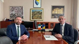 Zamjenik ministra odbrane Galić razgovarao s ambasadorom Irske o vojnoj saradnji
