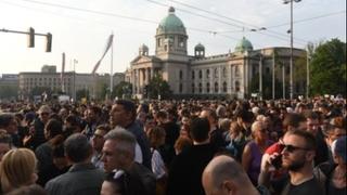 Veliki broj građana stigao u Beograd na skup "Srbija nade"