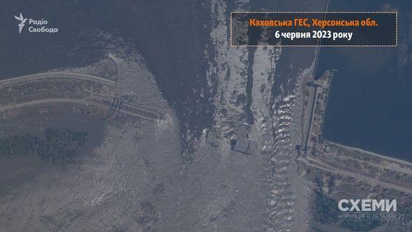Objavljeni prvi satelitski snimci uništene brane u Ukrajini - Avaz