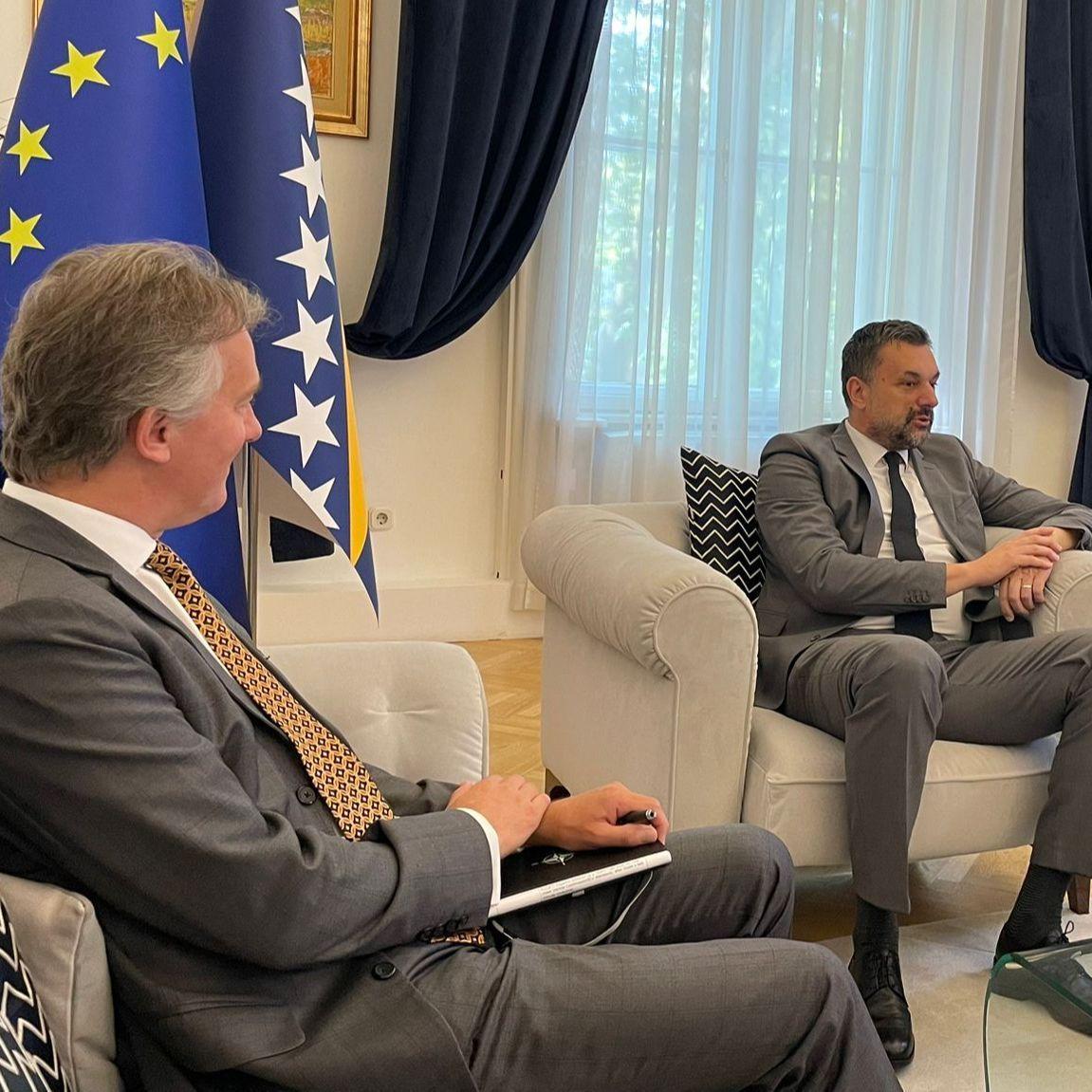 Ambasador Rajli se sastao sa ministrom Konakovićem