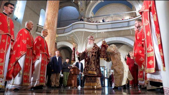 Vaskršnja liturgija u Sabornoj crkvi - Avaz