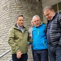 Nikšić stigao u posjetu Bosanskoj Krupi: Dočekali ga Bećirović i gradonačelnik Halitović