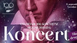 Koncert otvaranja 100. sezone Sarajevske filharmonije