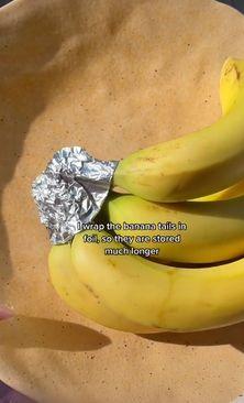 Aluminijsku foliju možete staviti na dršku od banane  - Avaz