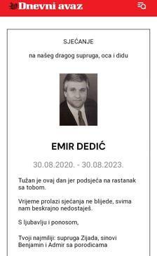 Emir Dedić - Avaz
