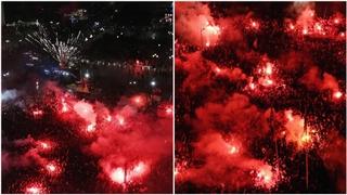 Delirijum u Atini: Pogledajte kako je 100.000 navijača proslavilo trofej Olimpijakosa