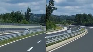 Video / Opasna vožnja u BiH: Vozio autoputem u pogrešnom smjeru
